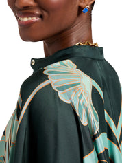 Foulard shirt (placee) blooming tulip placee