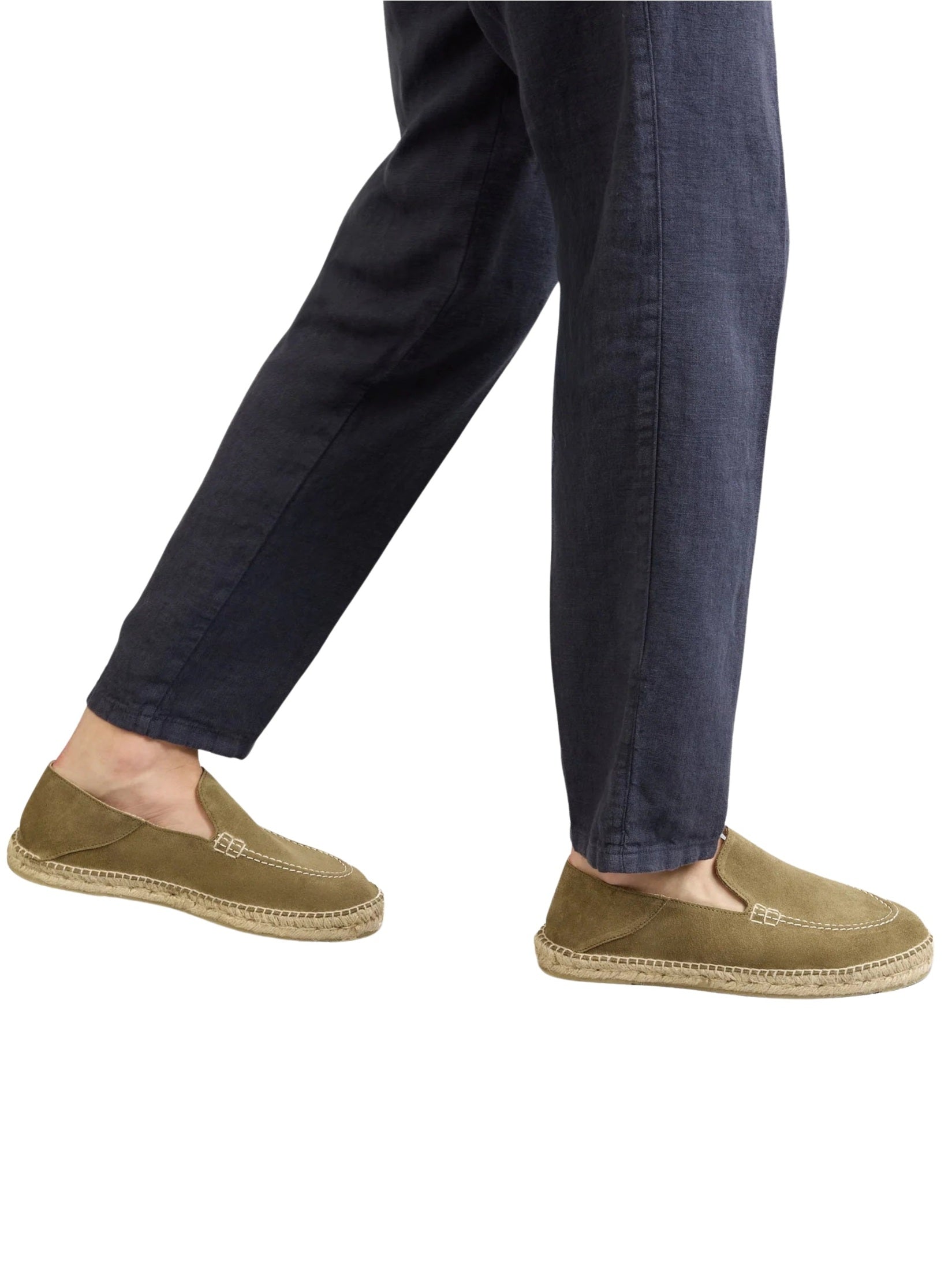 Suede Traveler Loafers Espadrilles