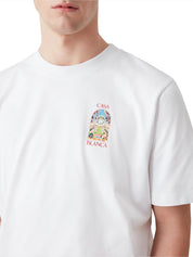 White Tennis Landscape Short Sleeve T‑Shirt