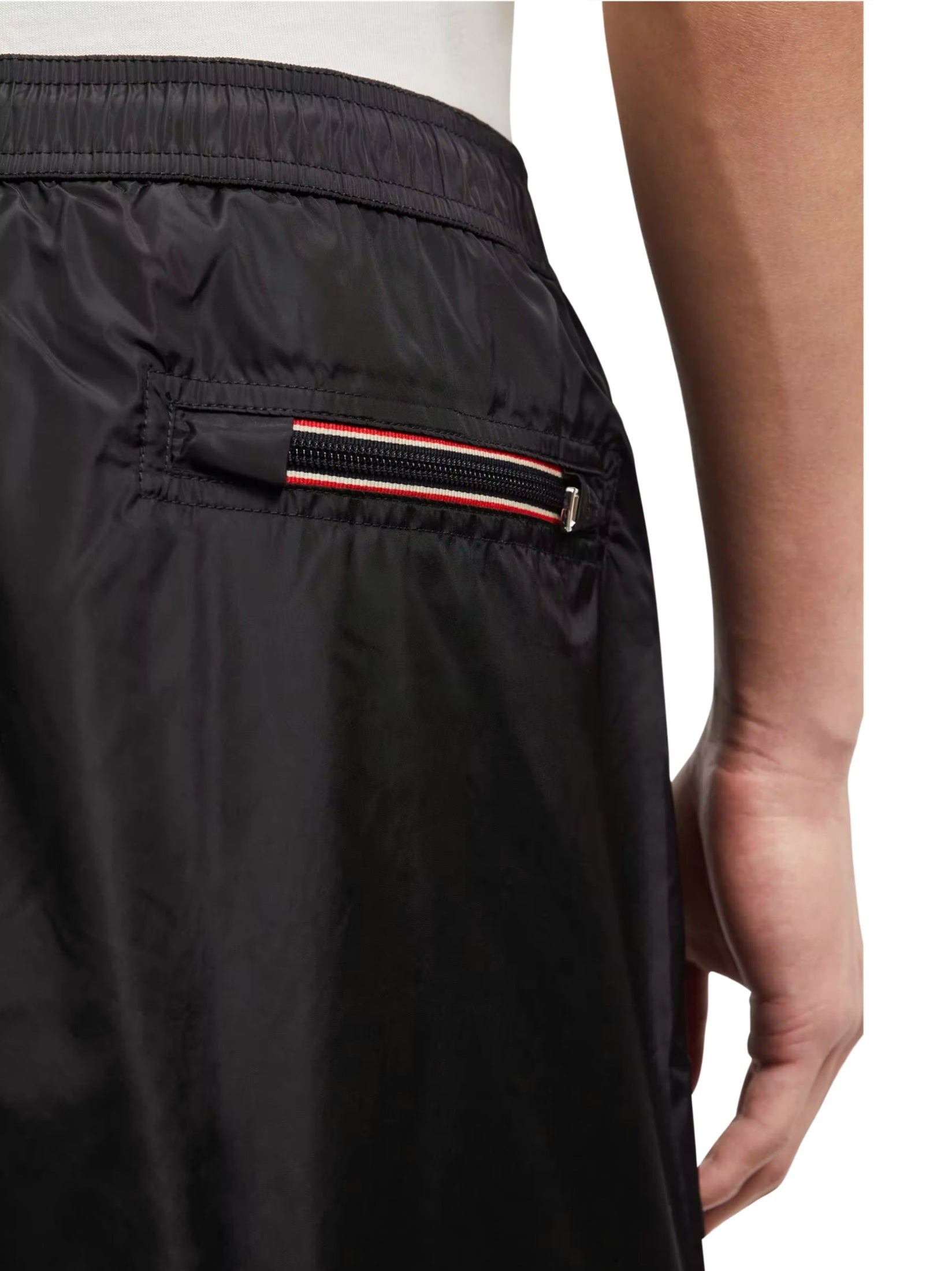 Logo patch swim shorts