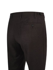 Trousers Brick Brown