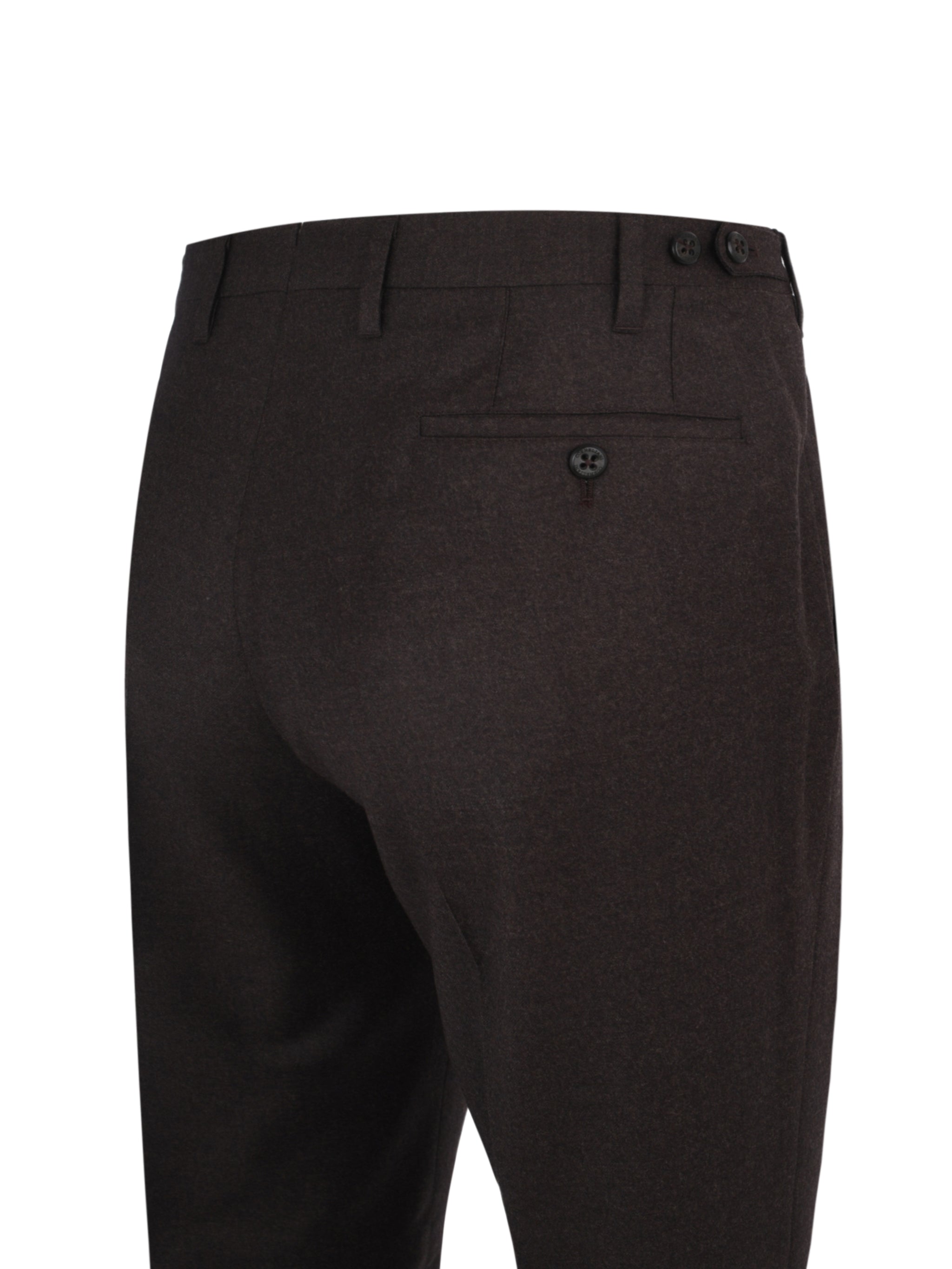 Trousers Brick Brown