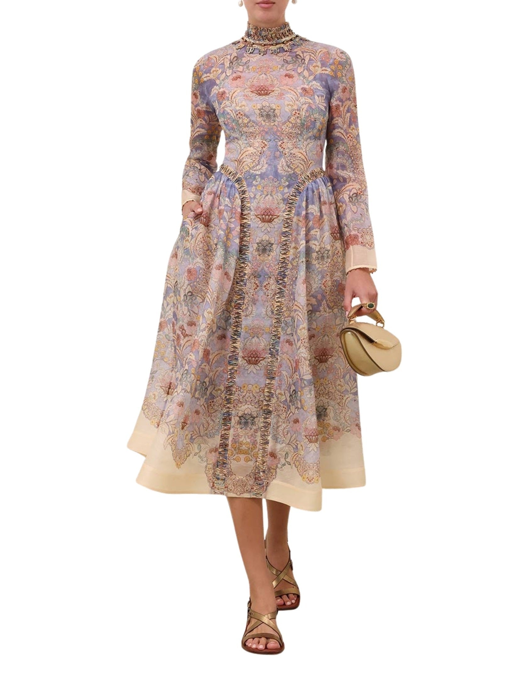 Rebellion beaded midi dress