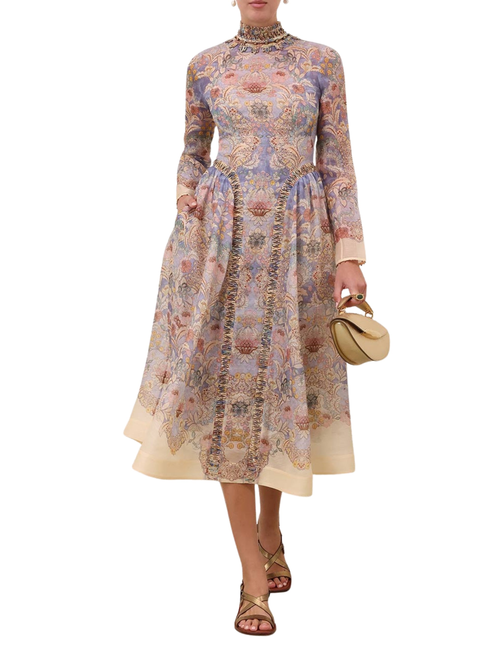 Rebellion beaded midi dress