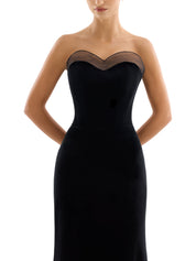 Maxi dress with cape