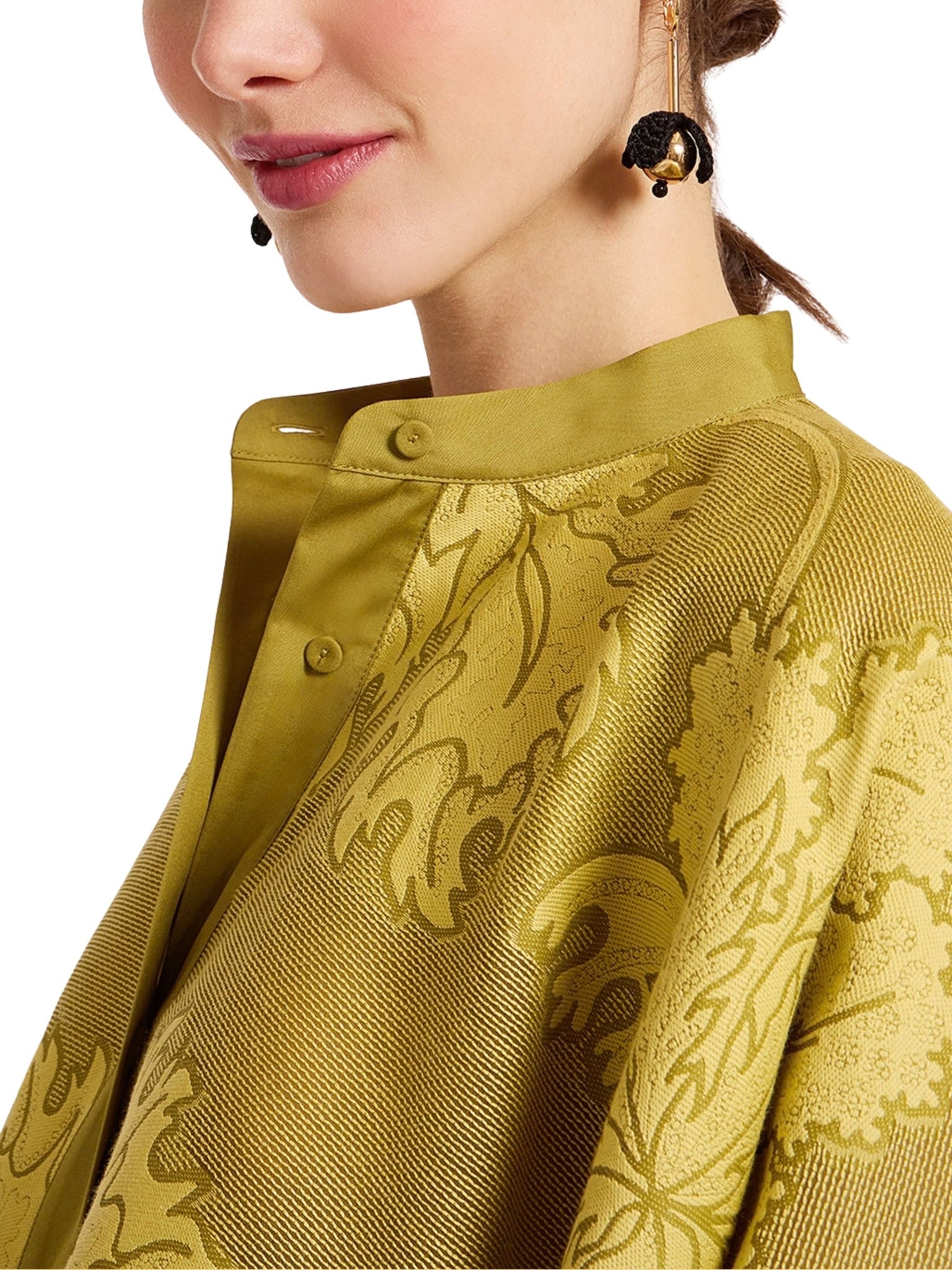 Lace foulard shirt