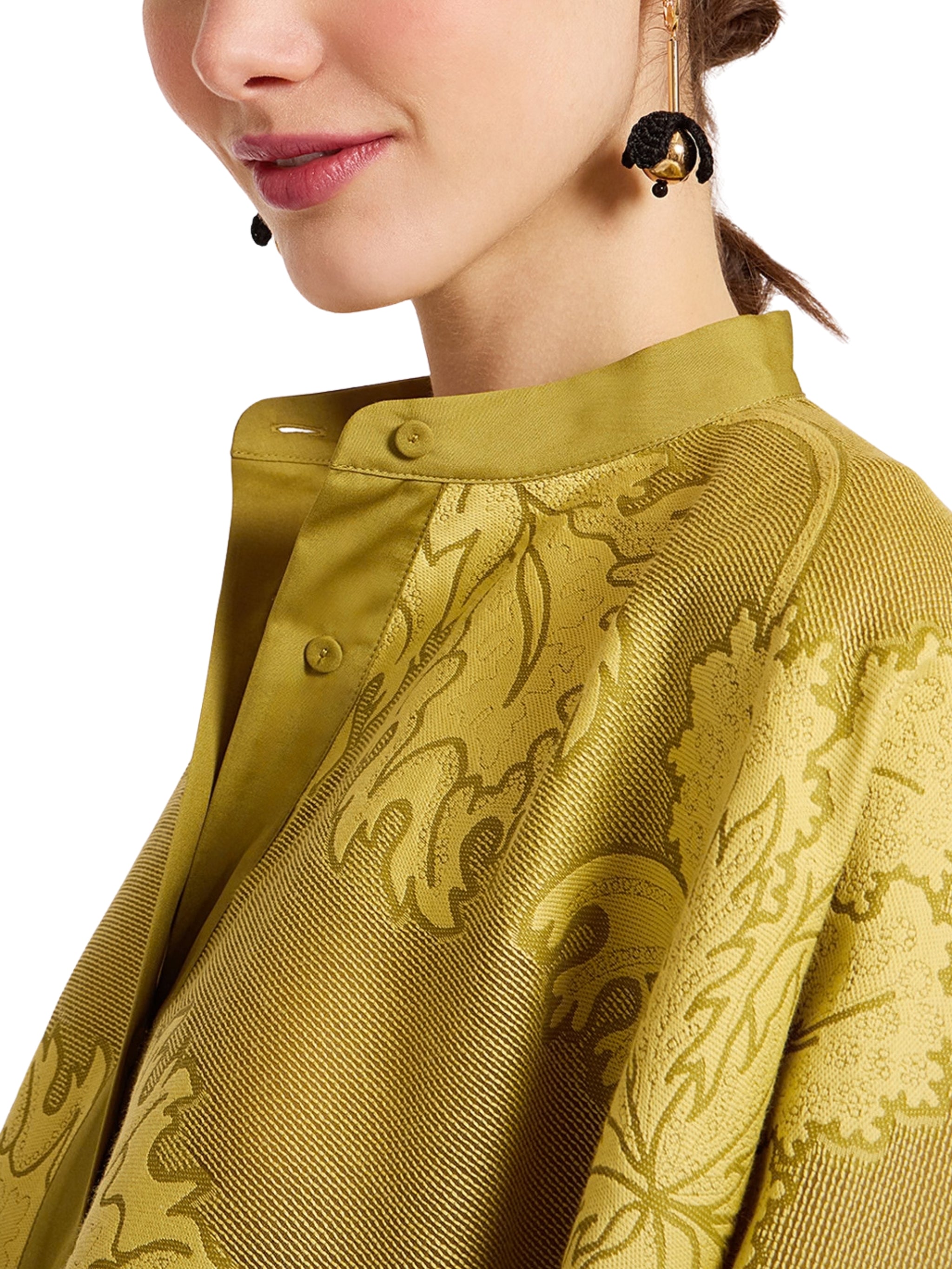 Lace foulard shirt