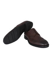 Lace up tumb.leat&calf brown