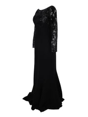 Embroidered Crepe Dress