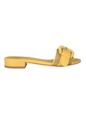 Flat slide sandals