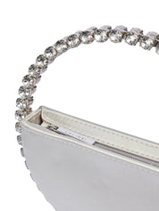 Eternity round stone-encrusted hotfix clutch