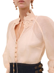 Rebellion collared blouse