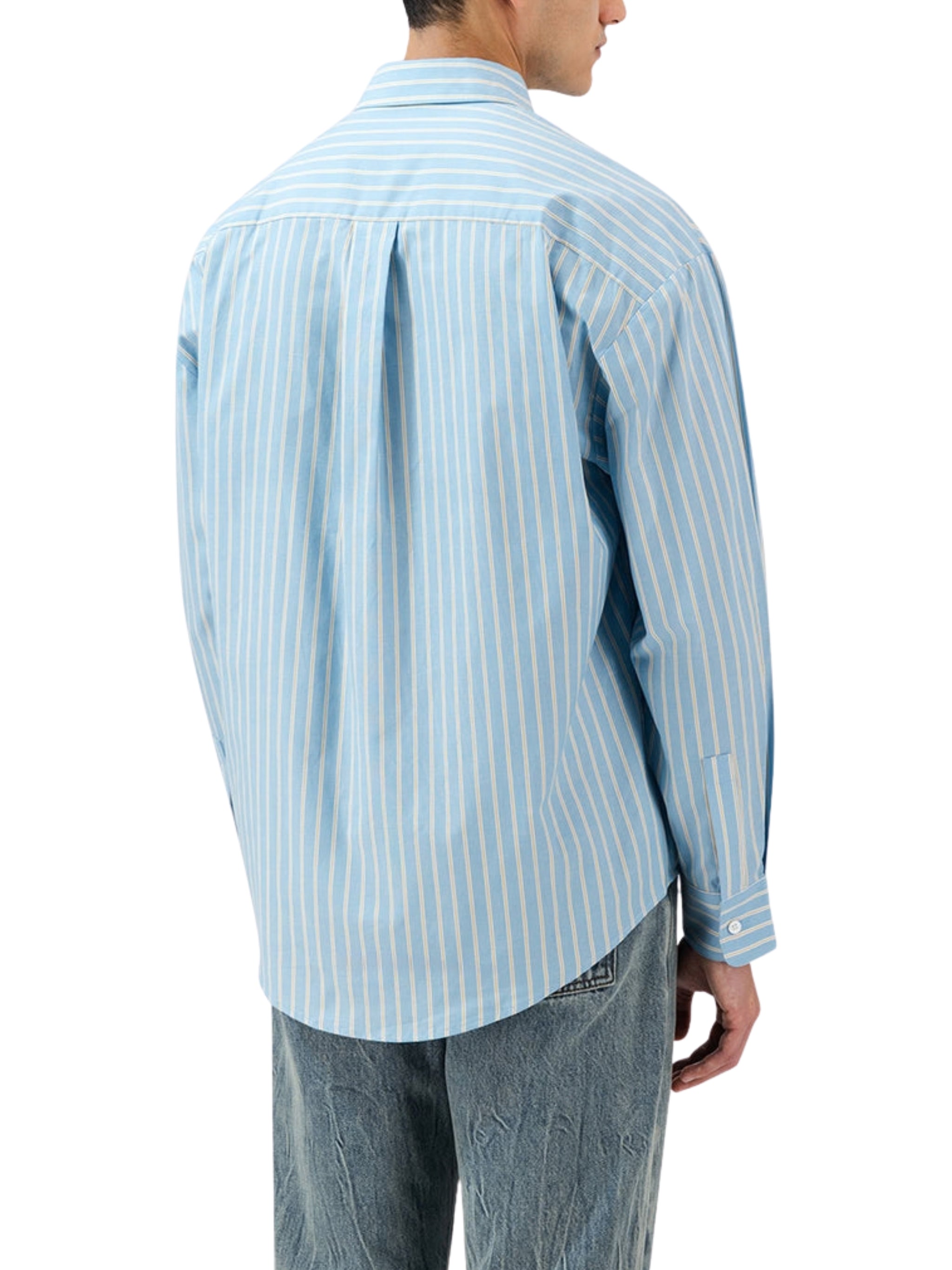 The blue stripe shirt