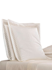 Lozenge lace sham 4b