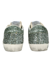 Super star glitter upper toe tongue and heel laminated star