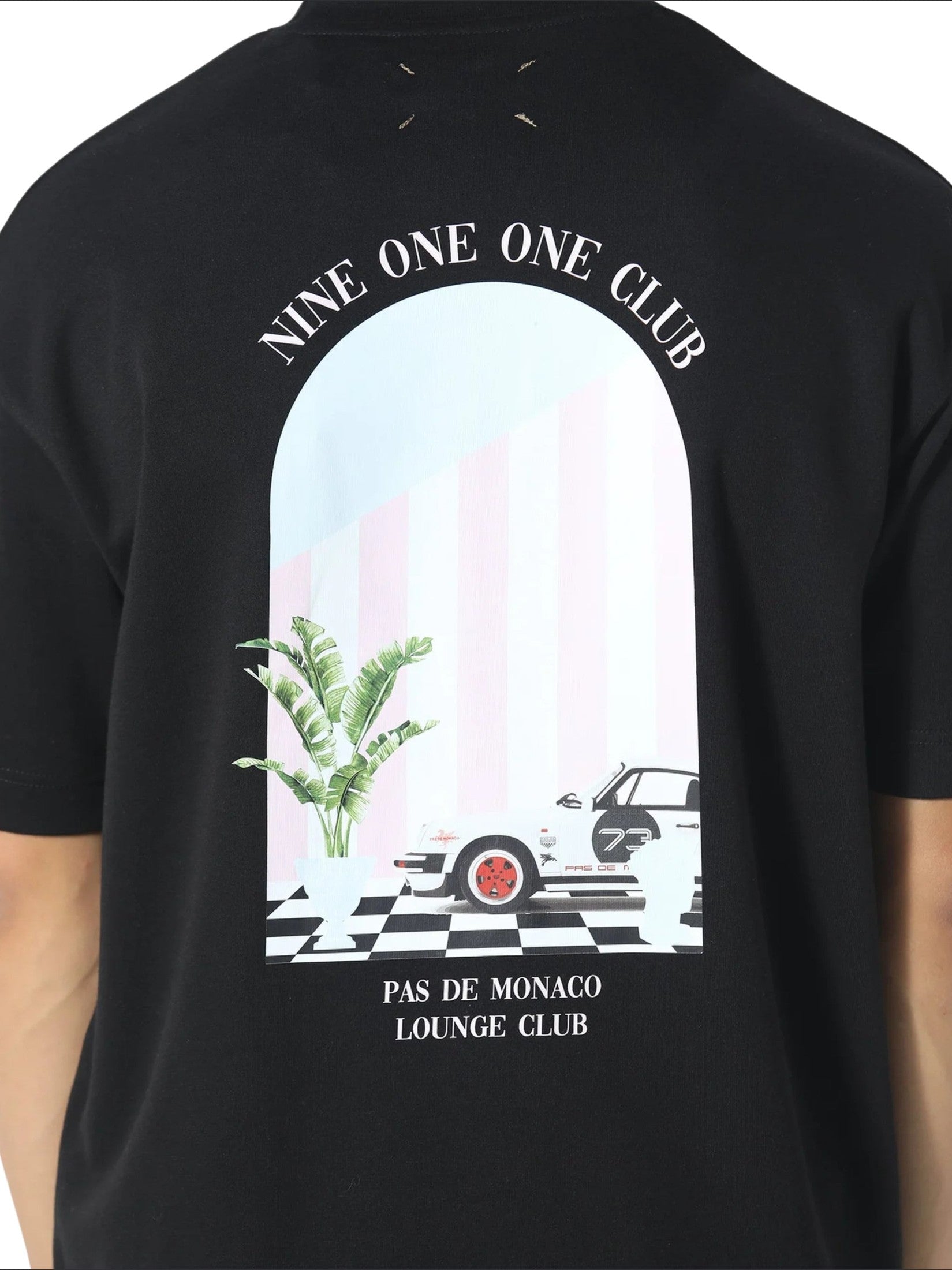 911 club t-shirt black