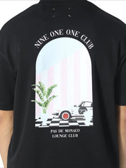 911 club t-shirt black