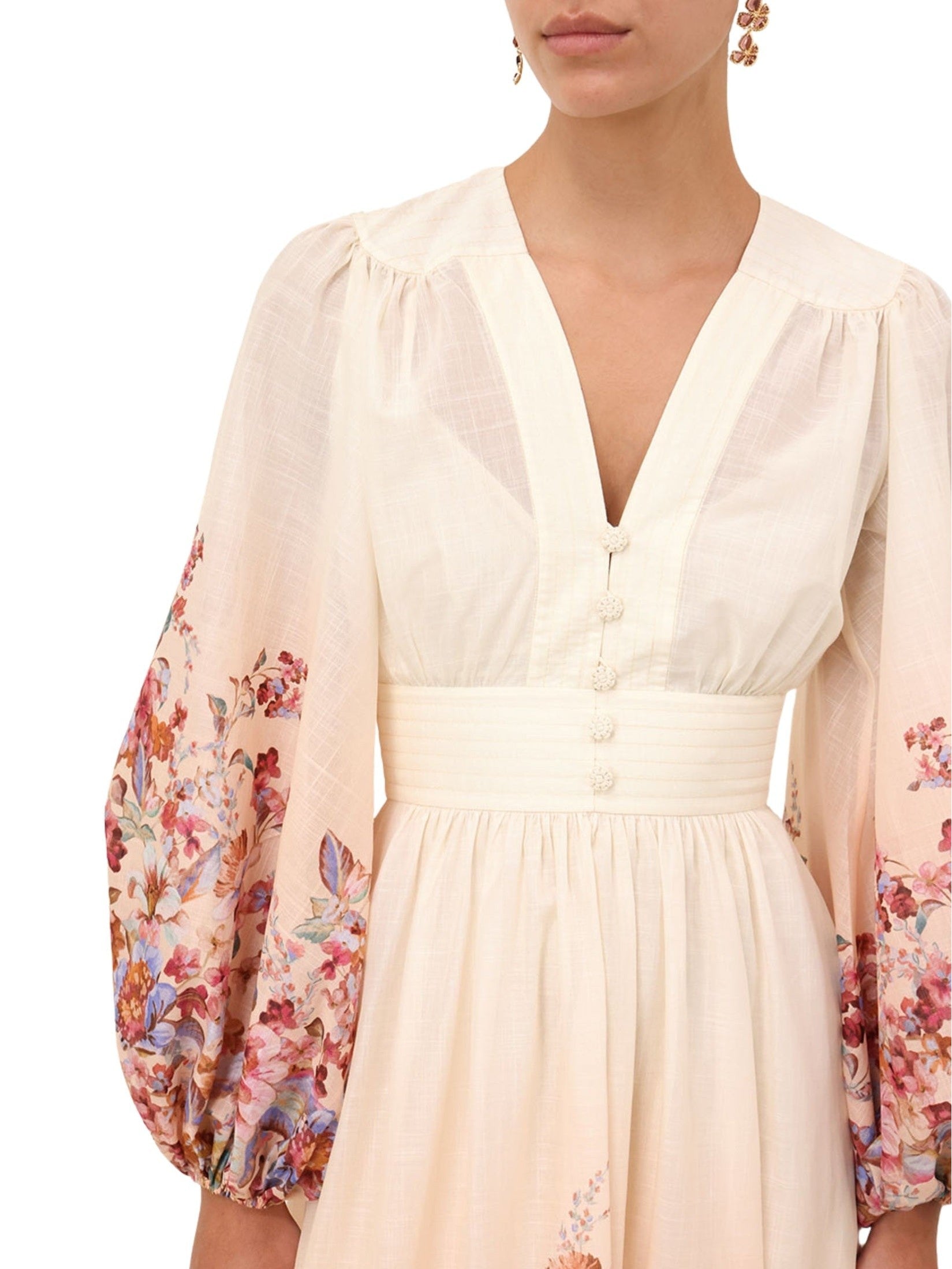 Awaken plunge maxi dress
