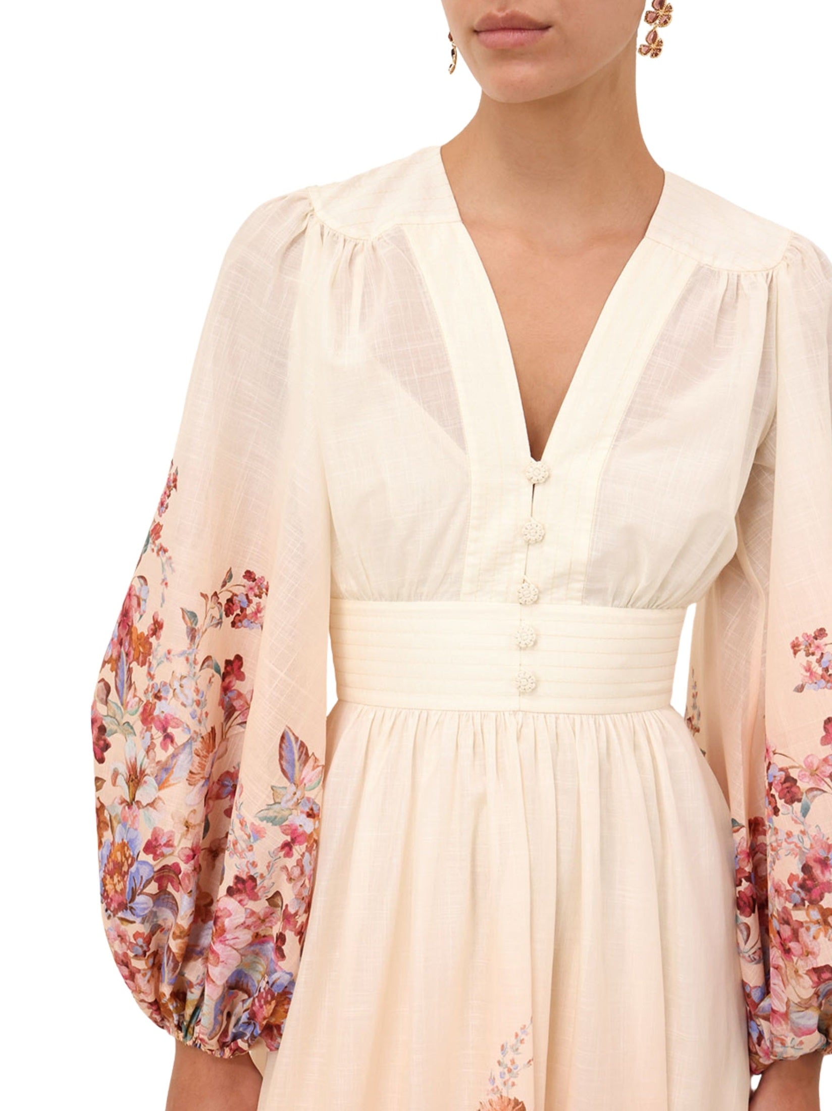 Awaken plunge maxi dress