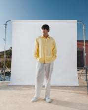 Light yellow long sleeve shirt solmare