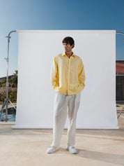 Light yellow long sleeve shirt solmare
