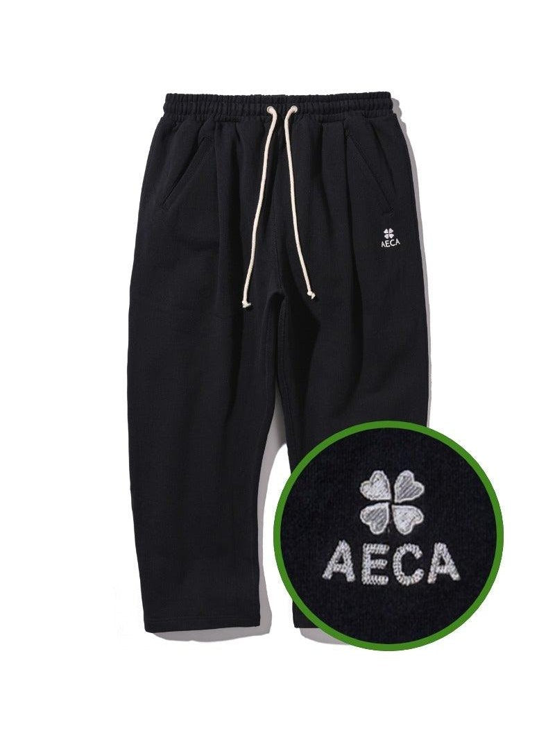 Everyday aeca clover straight sweat pants-black