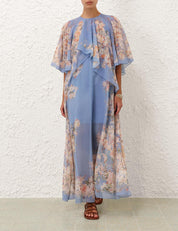 CASCADIAN TIERED MAXI DRESS