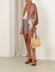 RHIANNON TIE NECK BLOUSE