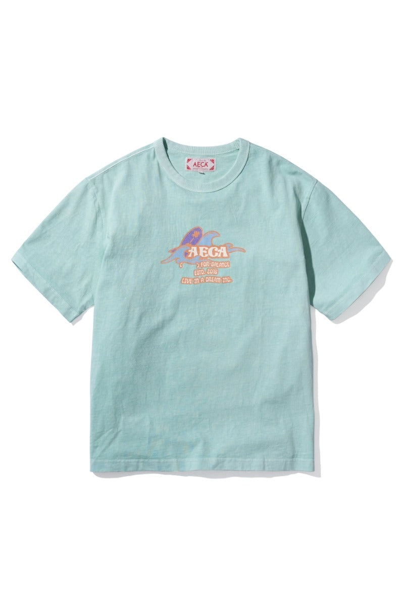 AECA WAVE HALF SLEEVE-WASHED MINT