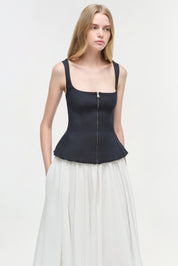 JOLYNN COMBO MIDI DRESS