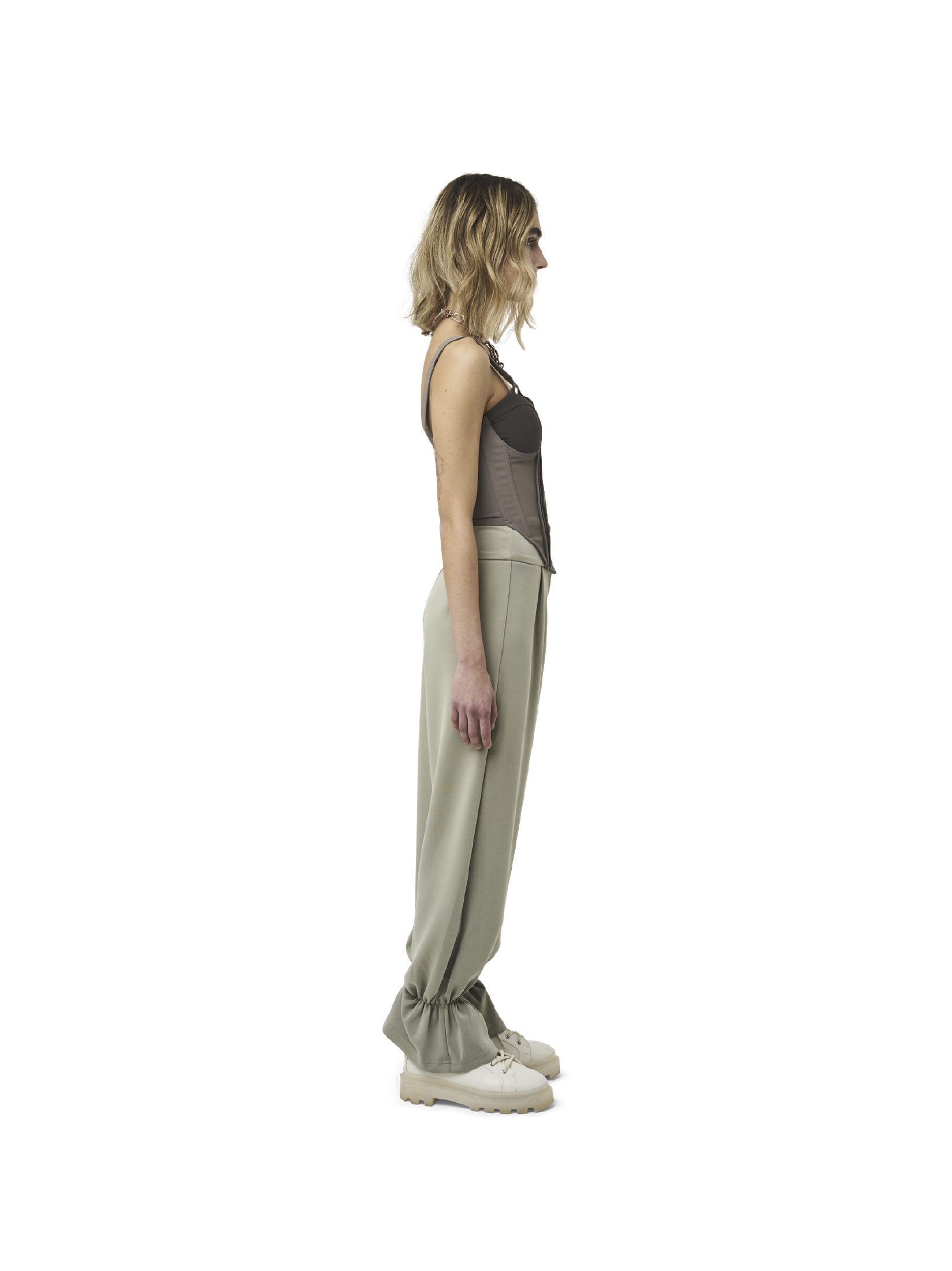 Balloon pants - light green