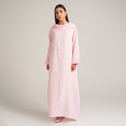 PINK LINEN DRESS