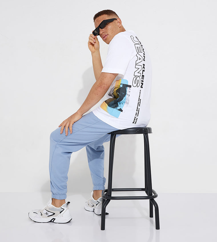 Calvin Klein Printed Crew Neck T-Shirt