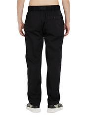 Calvin klein logo badge belted straight fit woven pants