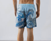 Blue giraffe swim short solmare