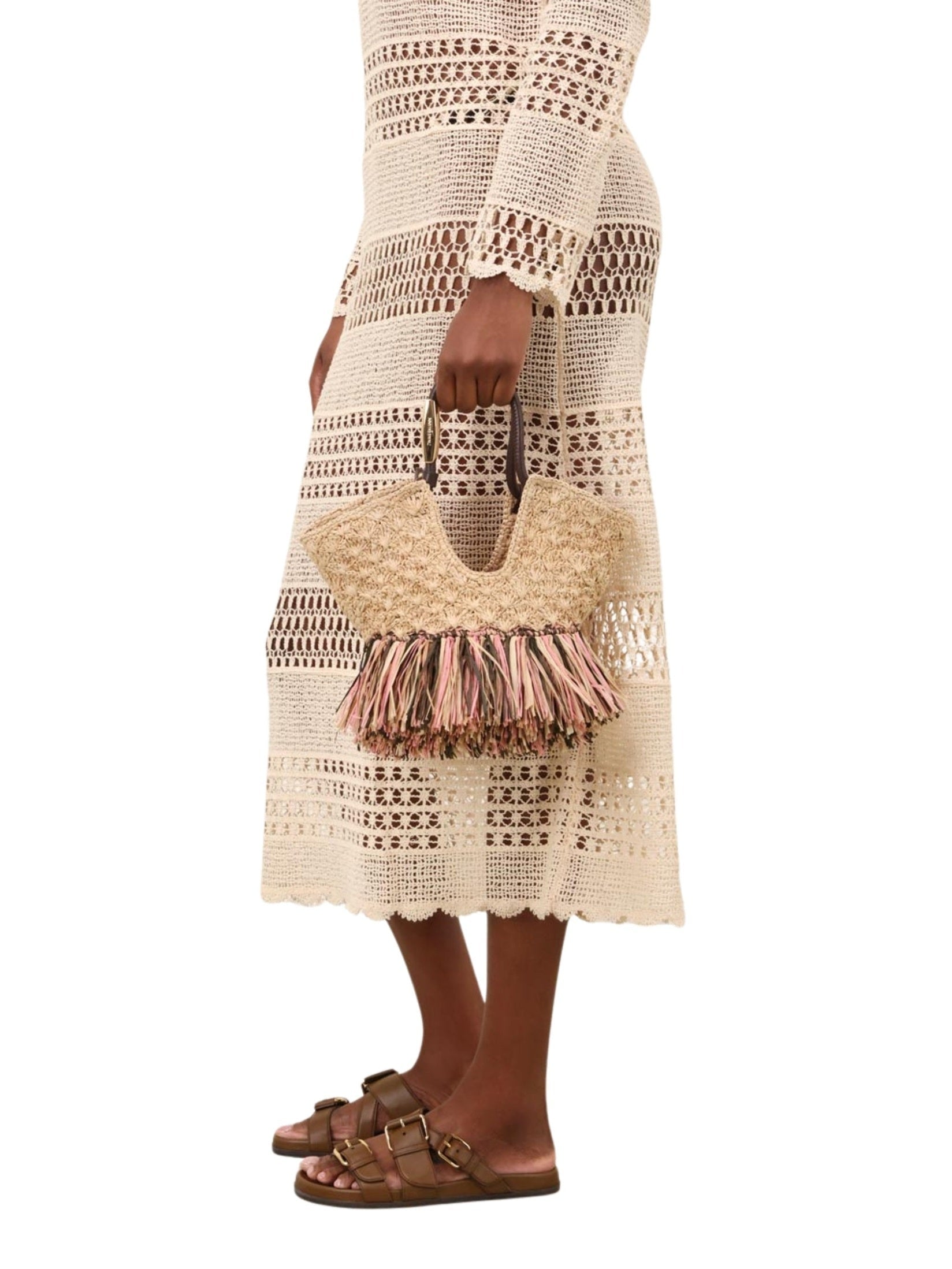 Goldentime small fringe tote
