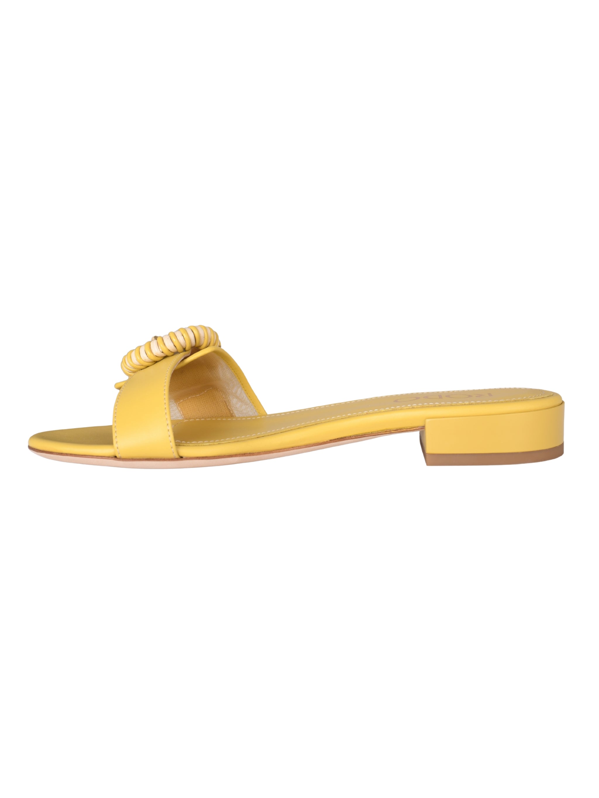 Flat slide sandals