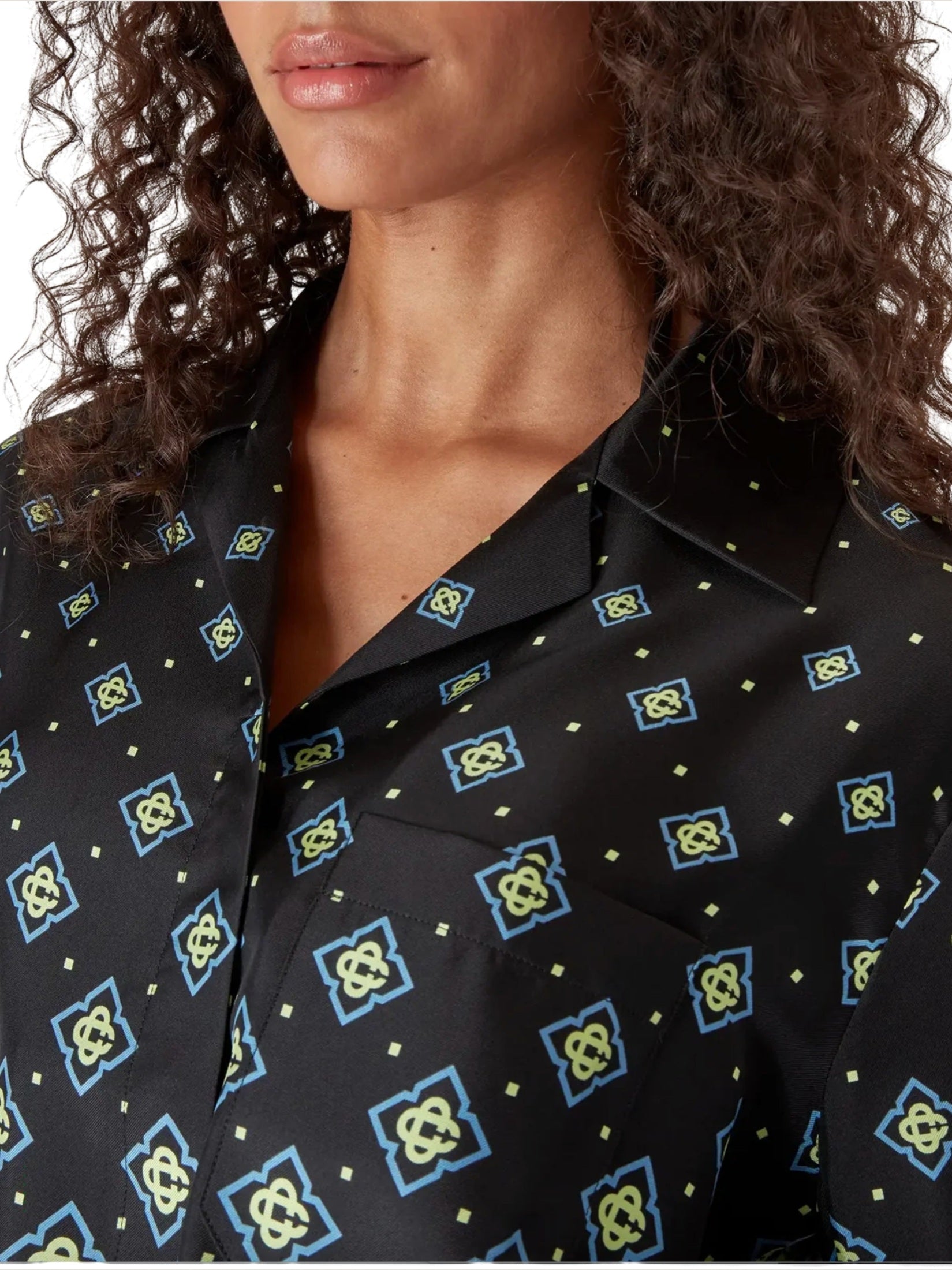 Degrade monogram long sleeve shirt
