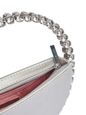 Eternity round stone-encrusted hotfix clutch