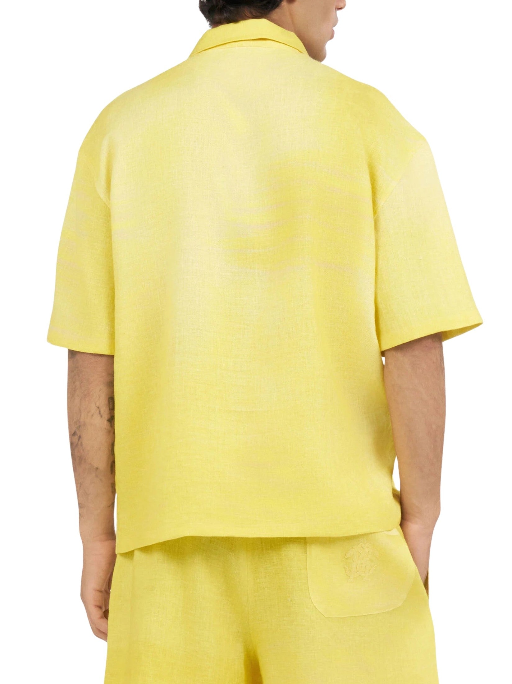 SHORT-LINEN SHIRT