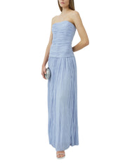 Danielle crinkle jersey bustier gown