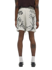 Inked shorts beige