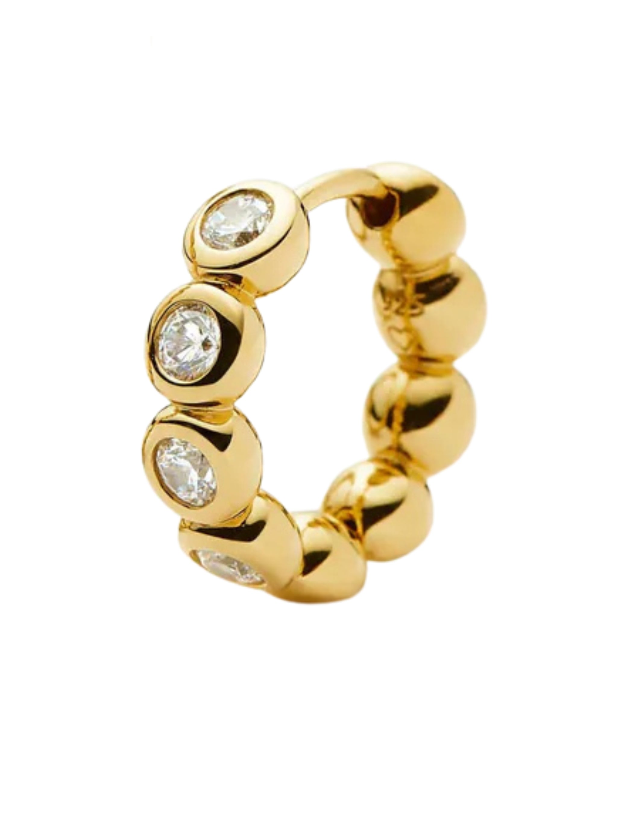 TENNIS SMALL HOOP EARRINGS