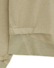 Slit buttoned pullover