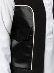 V-line black vest