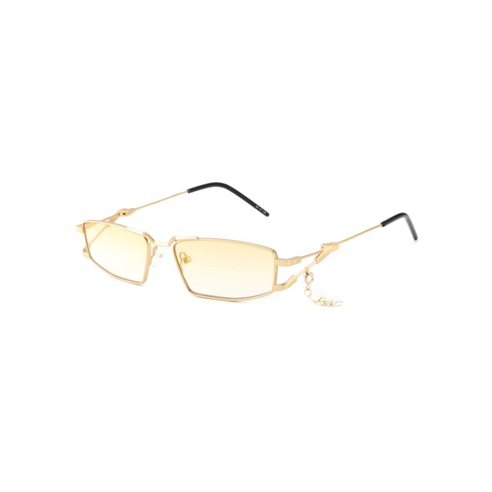 Si8 Gold Frame Rectangular Sunglasses