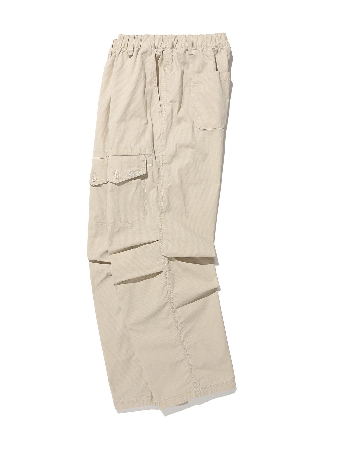 Front pocket stripe washed pants