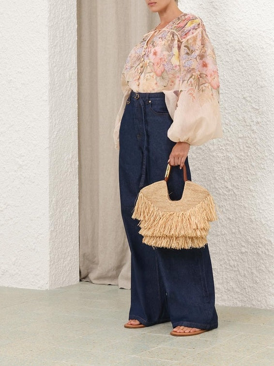 Illuminate drawn blouse