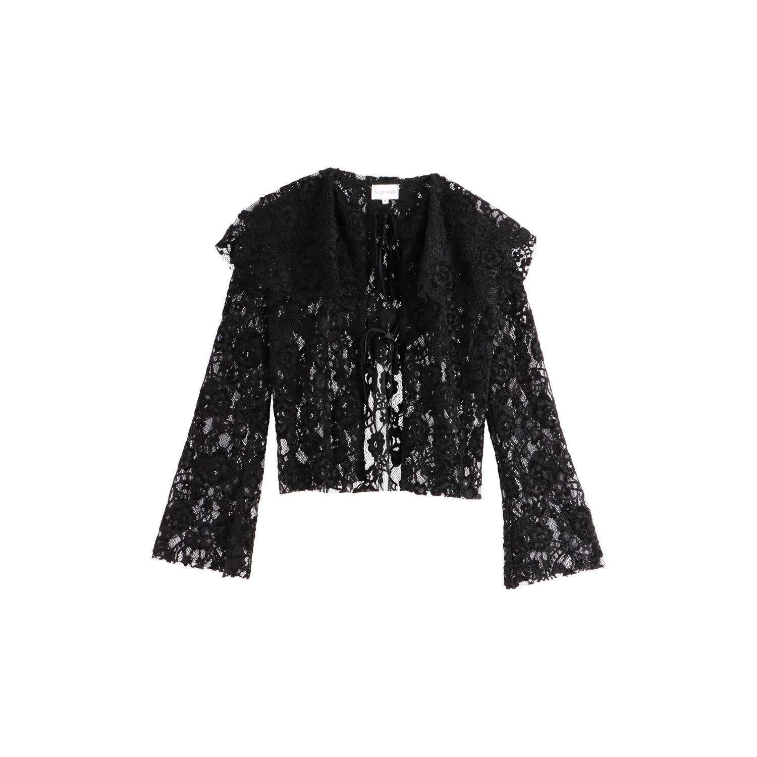 TOLPA LACE BLACK BLOUSE
