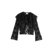 TOLPA LACE BLACK BLOUSE